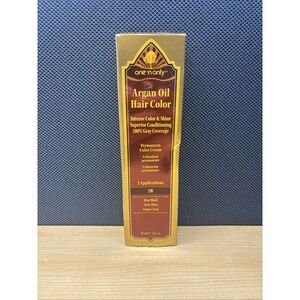 One 'n Only Argan Oil Hair Color. Permanent Color Cream.  2B. Blue/Black